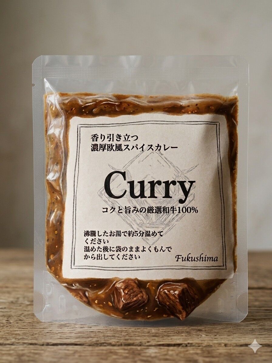 フレンチレストランの隠れた名作をご自宅で   『 香り引き立つ 濃厚欧風スパイスカレー 』